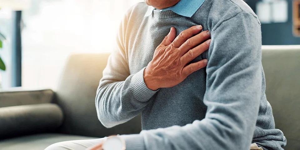 Patient erleidet Herzinfarkt