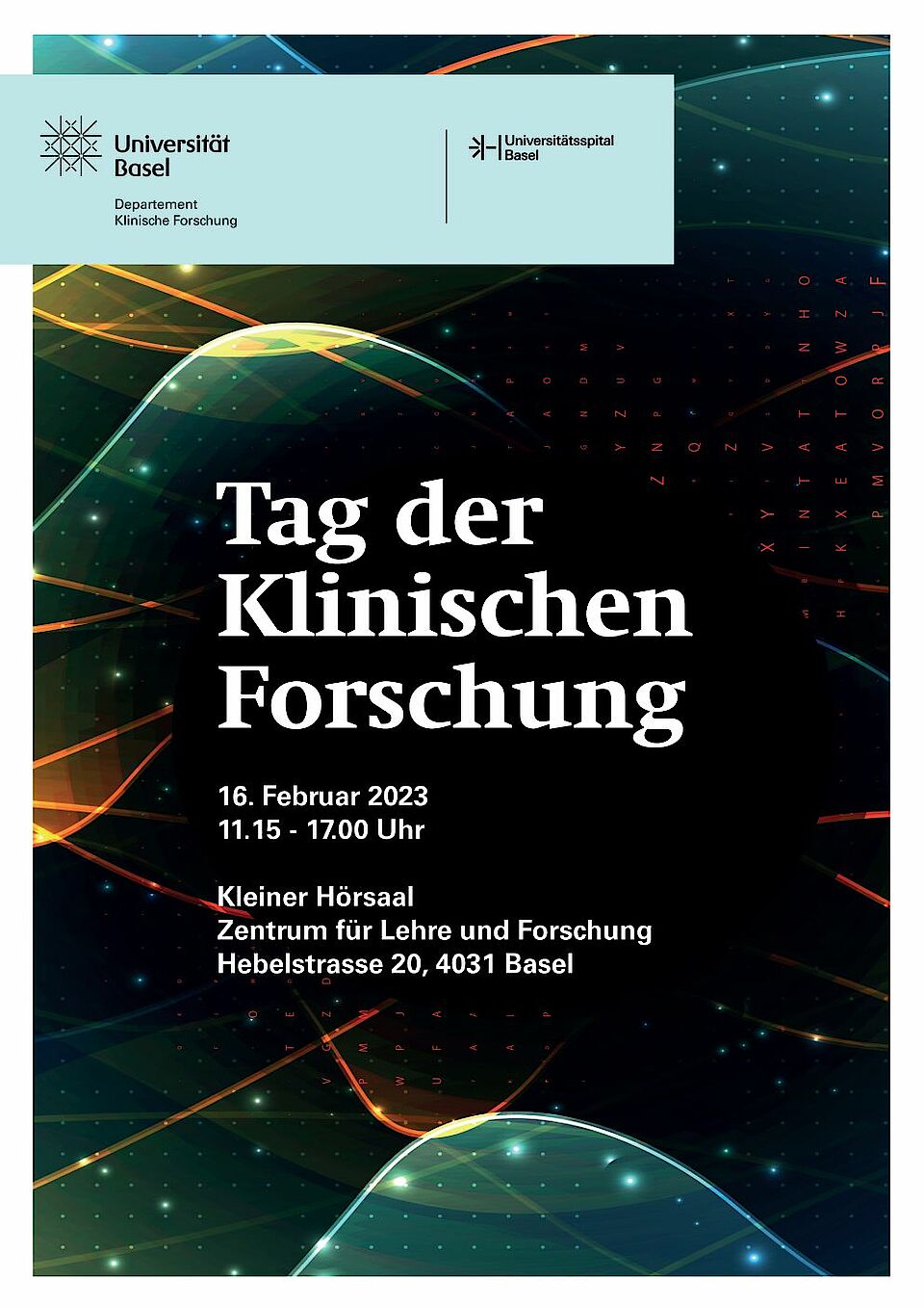 Plakat Webseite Tag Klinische Forschung 2023