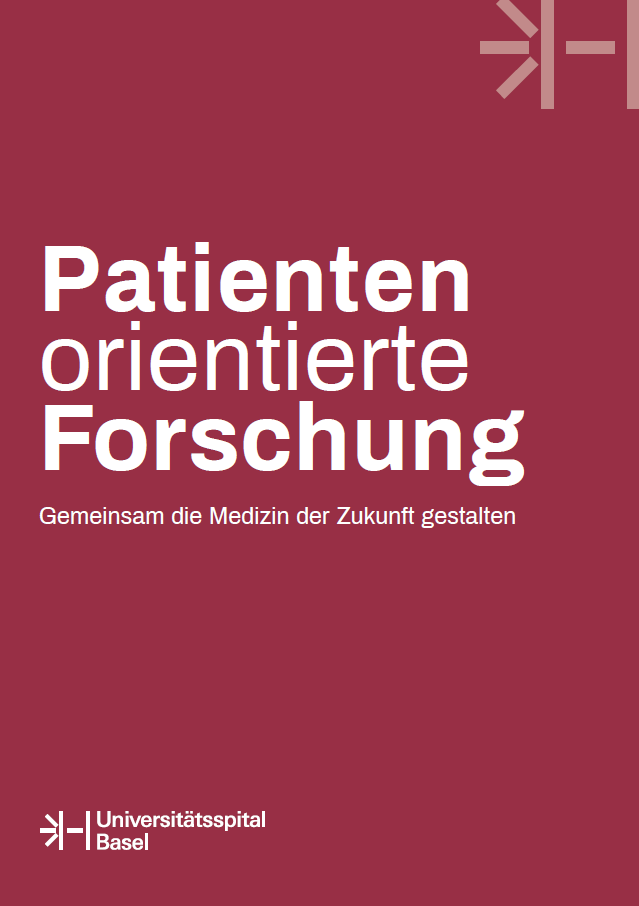 [Translate to English:] Broschüre Patientenorientierte Forschung
